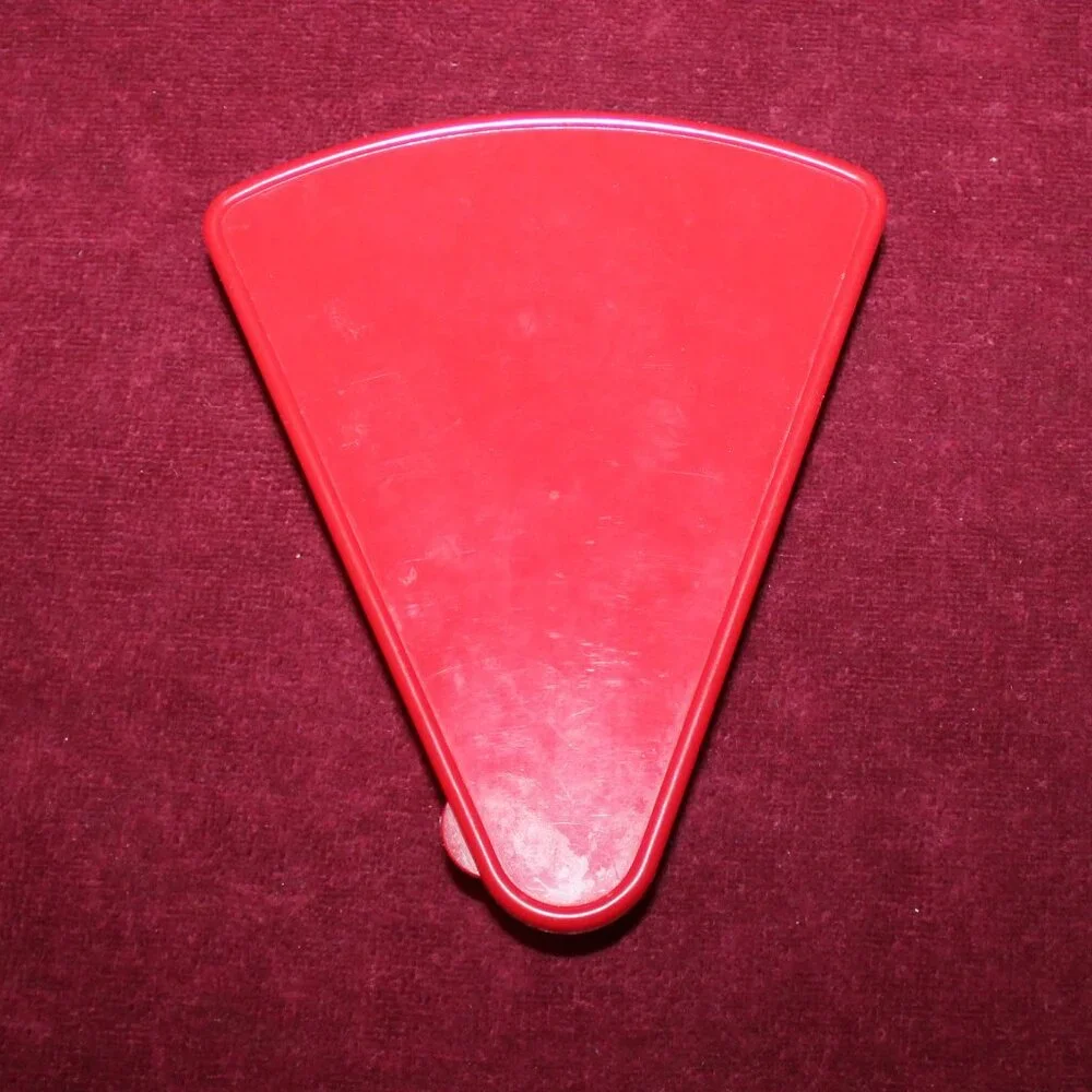 Plastic ware Pie Wedge Container, Red/white